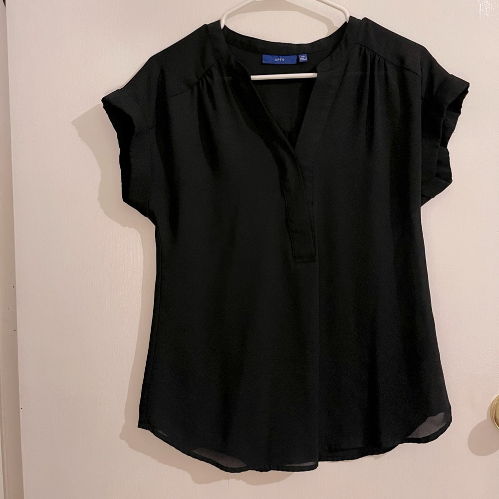 Apt. 9 Black Blouse